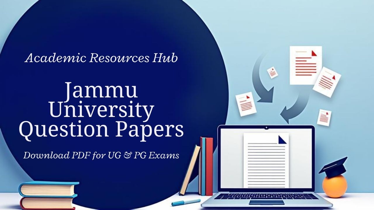 Jammu university previous year question papers