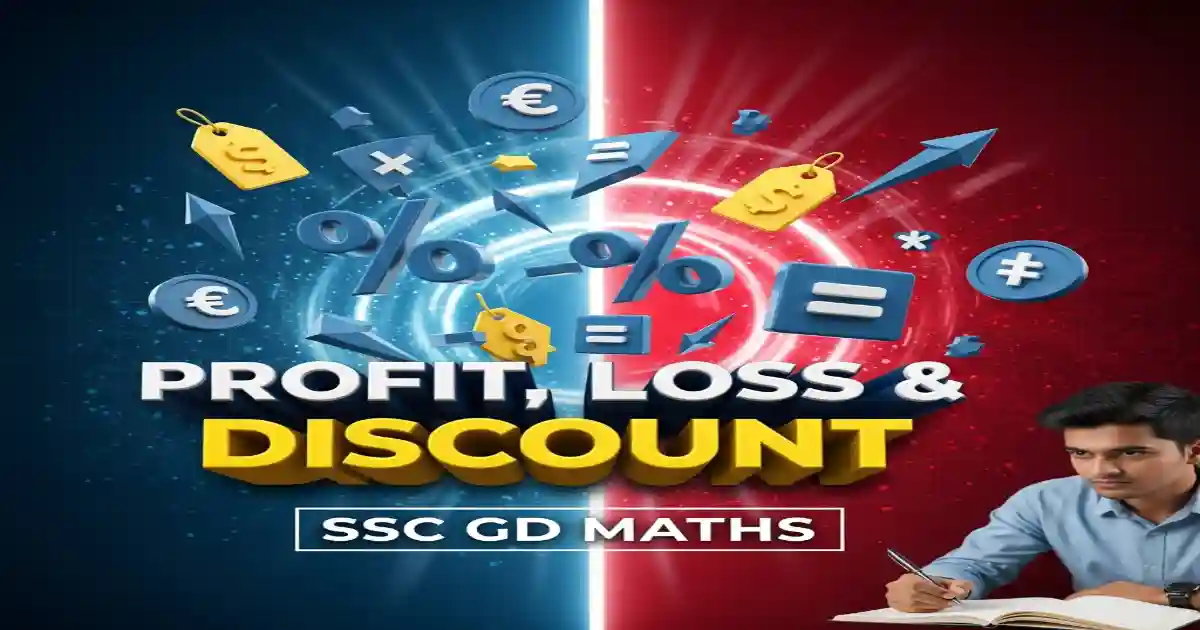 SSC GD Profit and Loss, SSC GD Discount, Profit and Loss SSC GD Questions, SSC GD Maths, SSC GD Preparation