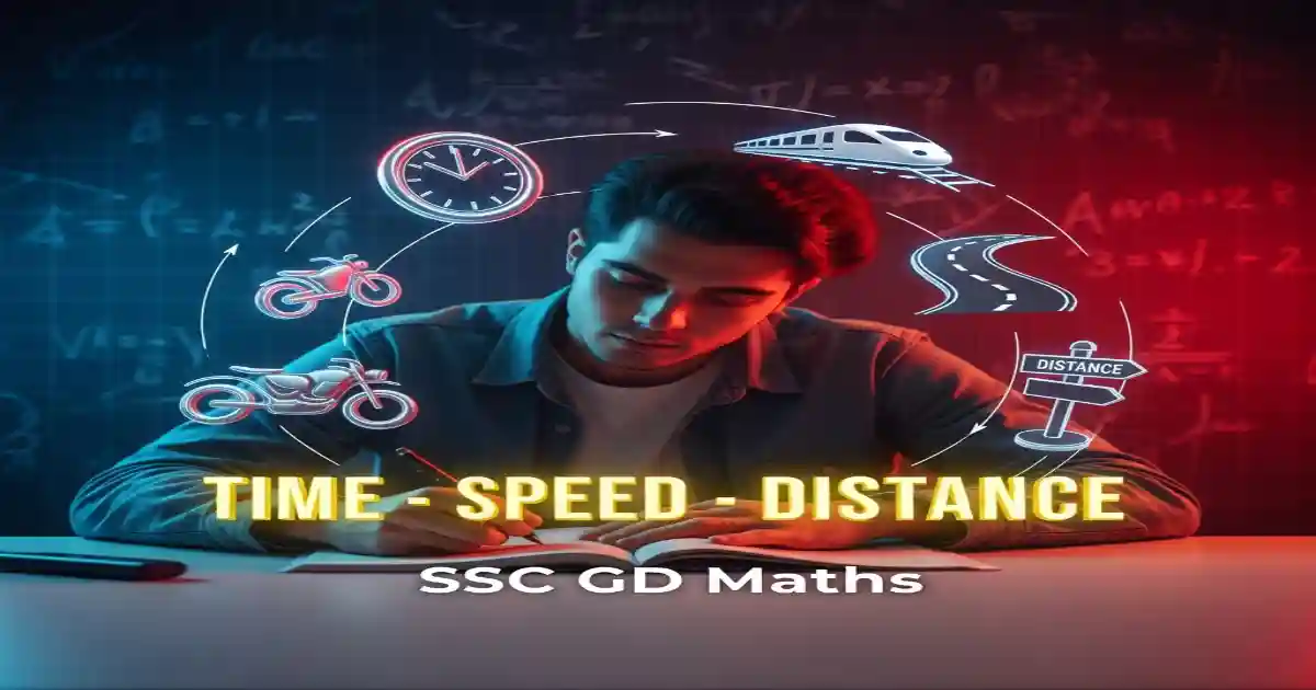 SSC GD Time Speed and Distance, Time Speed Distance SSC GD Questions, SSC GD Maths, SSC GD Preparation, SSC GD Mock Test