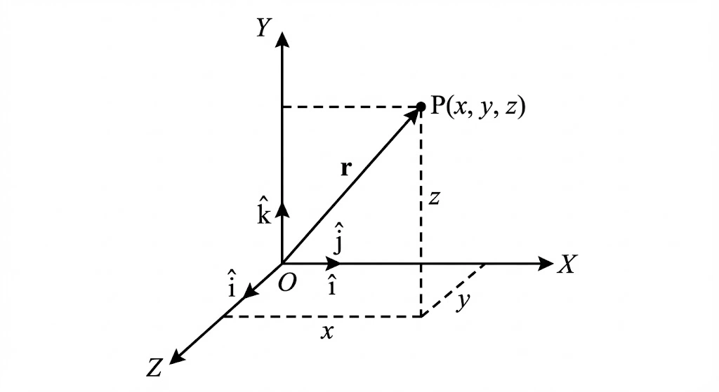 Position vector in Cartesian Coordinate