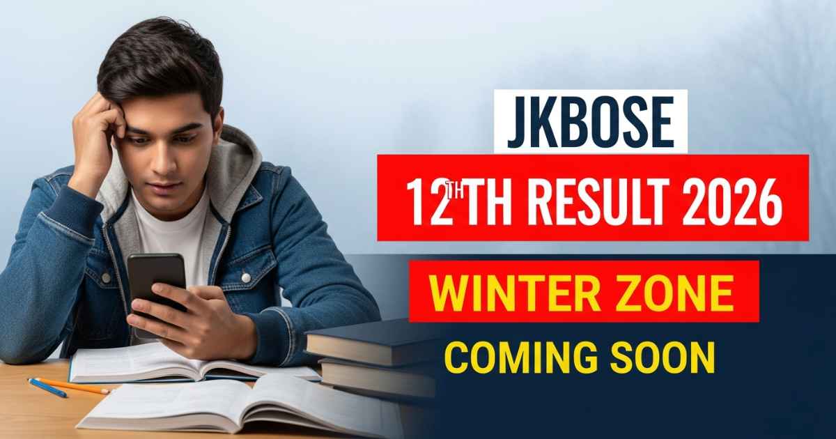 JKBOSE Class 12th Result 2026 Winter Zone