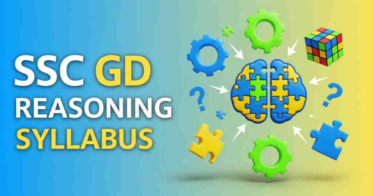 SSC GD REASONING syllabus