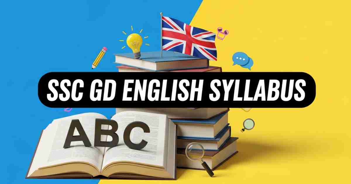 SSC GD ENGLISH SYLLABUS