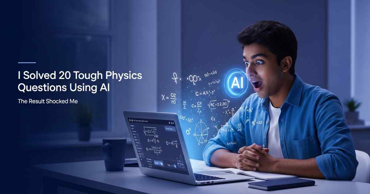 I Solved 20 Tough Physics Questions Using AI – The Result Shocked Me